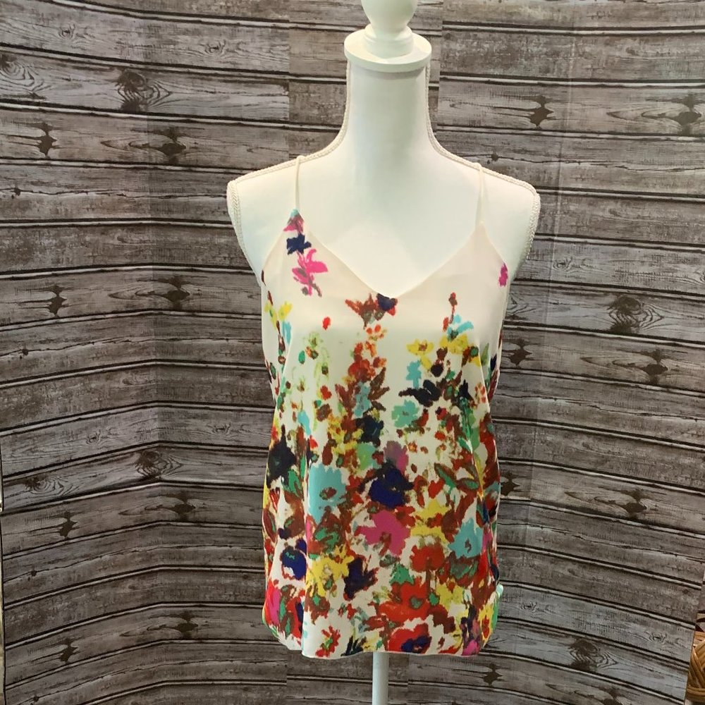 NEWBURY KUSTOM Multi Colored Flowy Cami Top